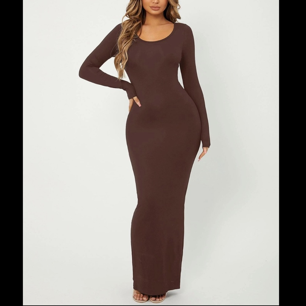 Brown Maxi Dress